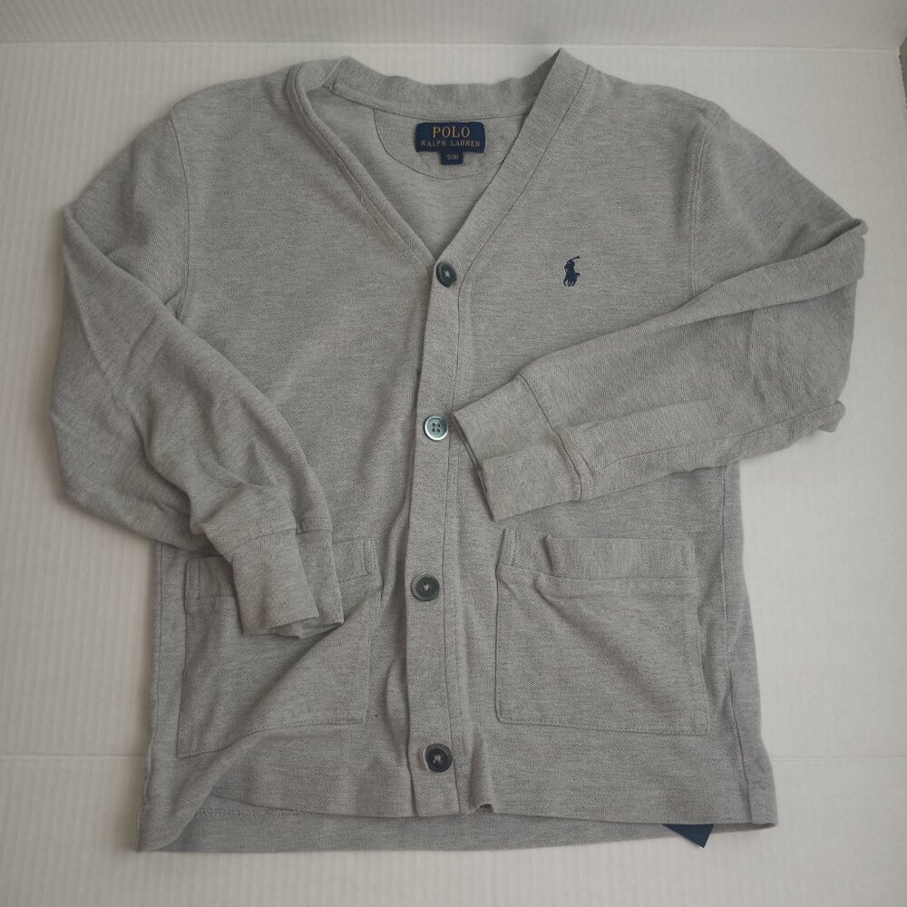 Polo Ralph Lauren Gray Button Up Cardigan Sweater